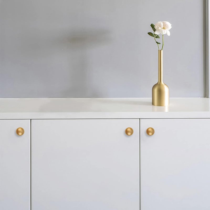 MOROBOR Adhesive Cabinet Knobs  4pcs Self-Stick Instant Kitchen Cabinet Knobs Drawer Pulls Stainless Steel Drawer Knobs for Windows  Wardrobes  Cabinets  Drawers (Matter Gold) - Image 5